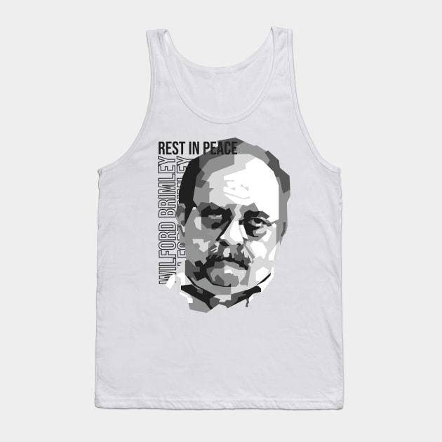 Rest In Peace Wilford Brimley On Skintone Tank Top by pentaShop